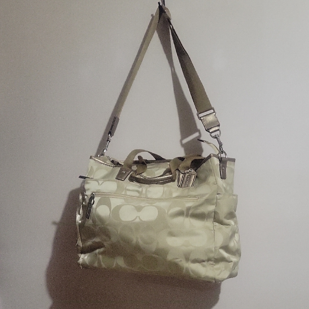 COACH MONOGRAM DIAPER BAG